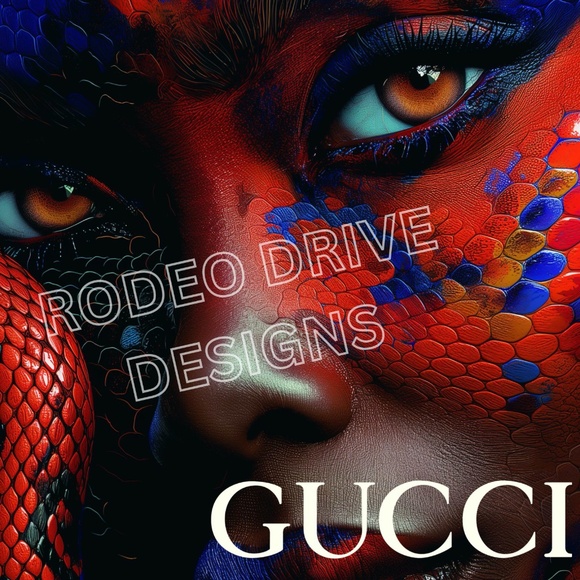 GUCCI WALL ART 20x16 GUCCI FASHION ART GUCCI PRINT - Picture 2 of 2